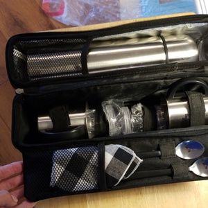 Harley Davidson Coffee thermos w/2 cups